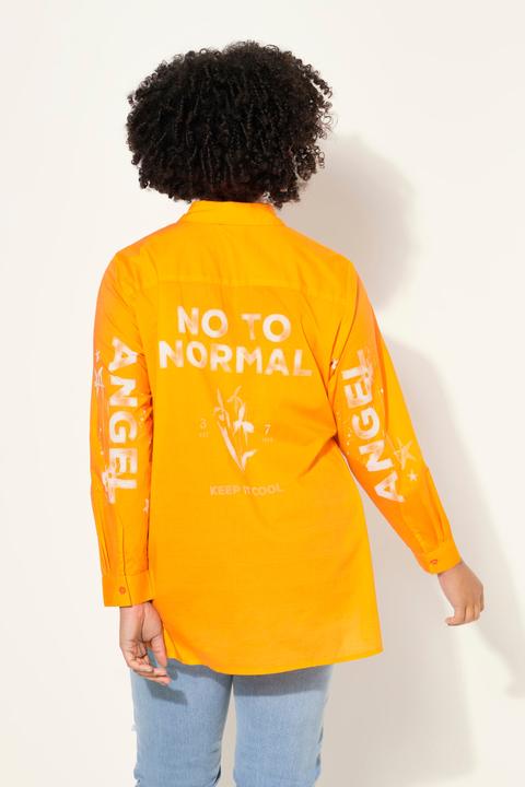 Actual product image Angel of Style Oversized blouse with printed inscription on the back (56)