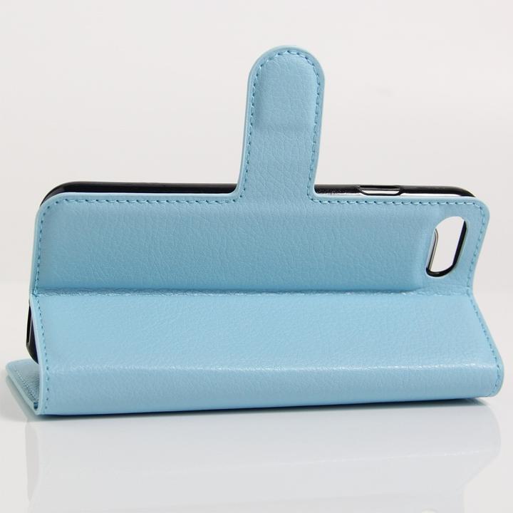 Image du produit Cover-Discount iPhone 8 / 7 - étui en cuir Etui cartes compartiments bleu clair (Apple iPhone 7, Apple iPhone 8)