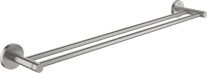 Immagine prodotto Grohe Porta asciugamani doppio Start QuickFix, 654 mm, adesivo, supersteel