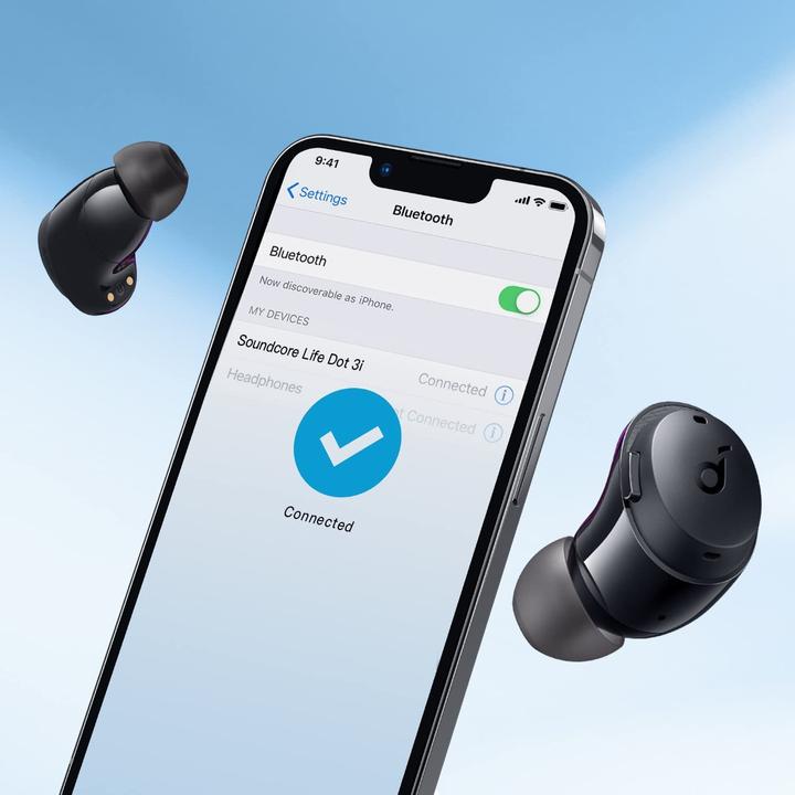 Productafbeelding soundcore eufy Dot 3i Zwart (ANC, 9 h, Draadloze)