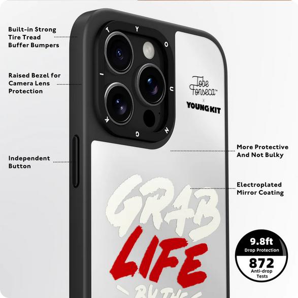 Actual product image Youngkit Hülle @Tobe Fonseca Mirror Case mit MagSafe Skeleton (Apple iPhone 15 Pro Max)