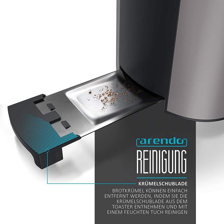 Actual product image Arendo Toaster long slot
