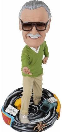 Produktbild False Marvel Stan Le Bobble Head Resin