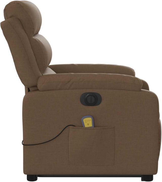 Actual product image vidaXL Electric massage chair with stand-up aid fabric