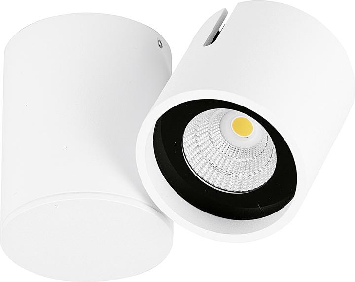 Productafbeelding Mylight Plafondspot 'Mayen' 1 vlam 7Watt dimbaar 86mm Ø72mm wit incl. lampje (630 lm)