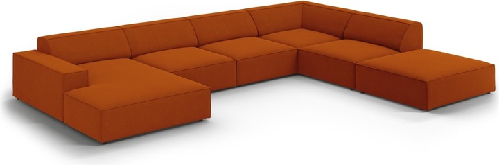Actual product image Micadoni Panoramic Right Corner Sofa, "Jodie", 7 Seats, 364x262x70Made in Europe (Sofa landscape)