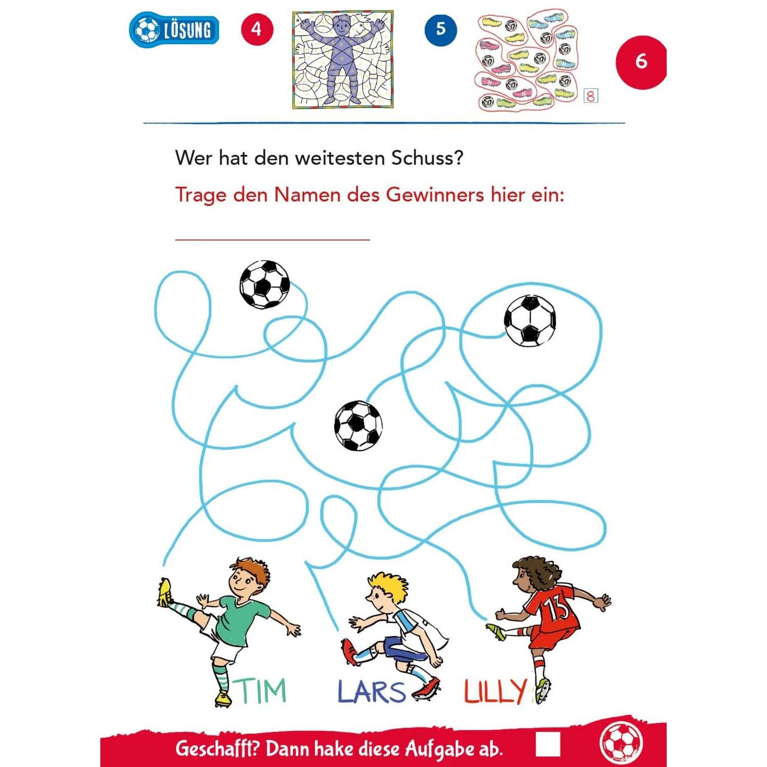Thumbnail - Mein bunter Fussball-Mitmachblock, Kinderbücher von Cordula Thörner, Silke Reimers