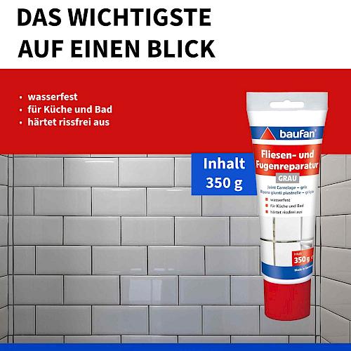 Immagine prodotto Baufan Riparazione di piastrelle e stucchi (350 g)