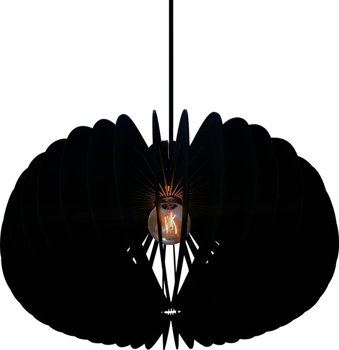 Produktbild Nordlux Nordlux-Hazo 65-E27-Hout Zwart (E27)