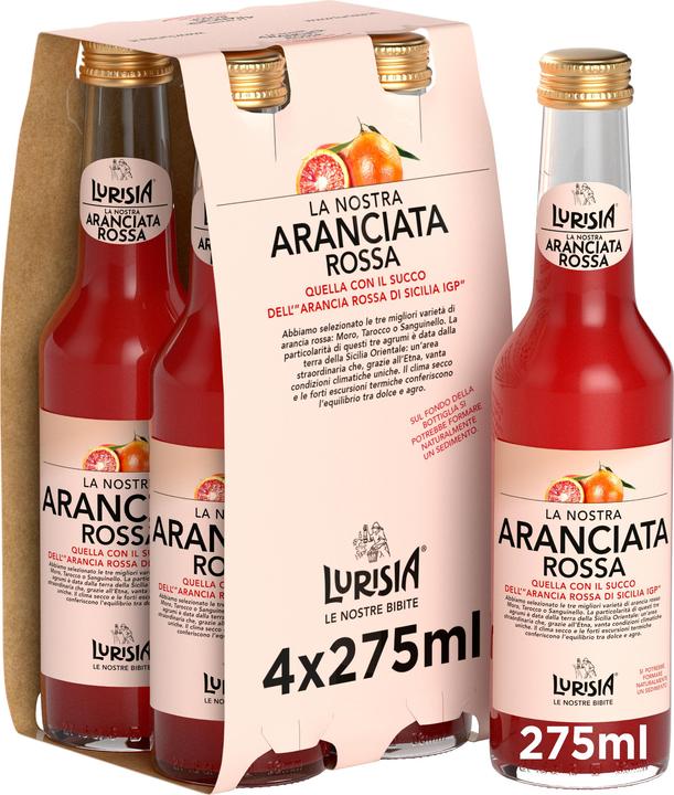 Lurisia Aranciata Rossa 4 x 0.275L (4 x 27.5 cl)