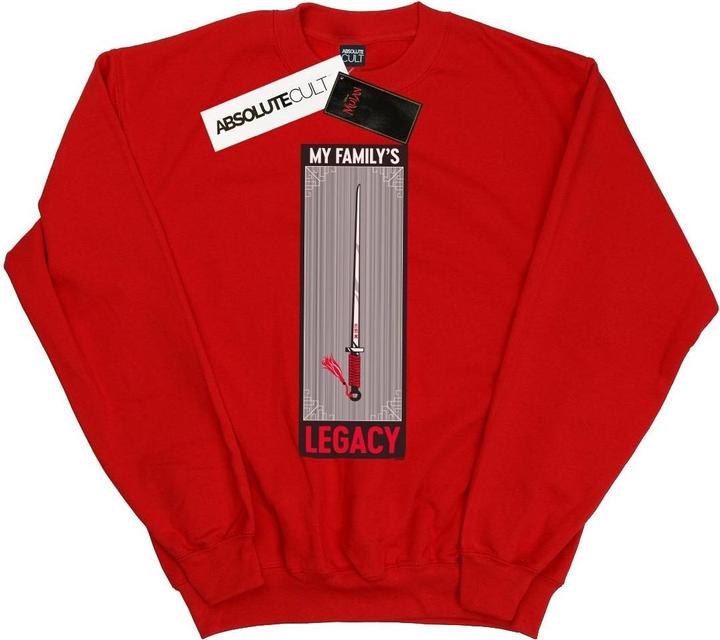 Actual product image Disney Mens Mulan Movie Legacy Sword Sweatshirt (XL)