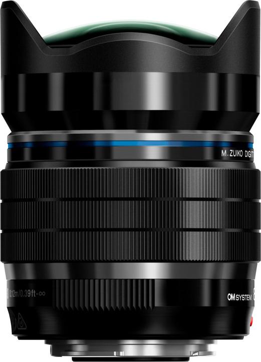 Productafbeelding Olympus OM System m.Zuiko PRO 8mm F1.8 FishEye (Micro Vier Derde, Micro Vier Derde)