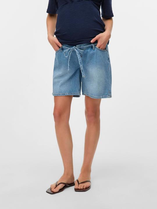 Actual product image Mamalicious Locker geschnitten Mid Rise Shorts Jeans-Shorts (S)