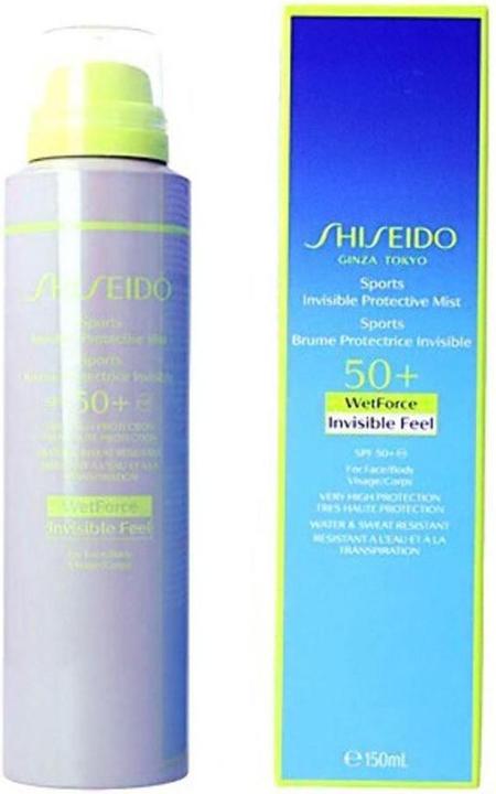 Actual product image Shiseido Sports Invisible Protective Mist (Sun spray, SPF 50+, 150 ml)