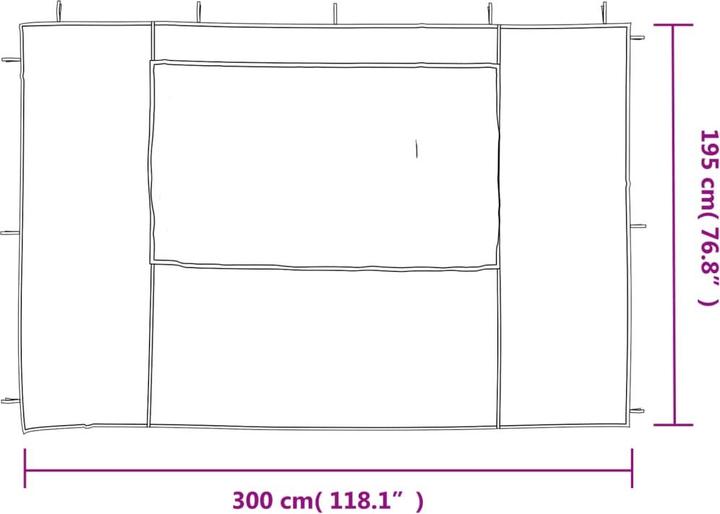 Image du produit vidaXL Berton (195 cm, 300 cm)