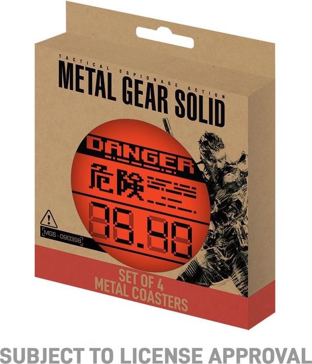Immagine prodotto Fanattik Metal Gear Solid confezione 4 sous-verre (4 x)