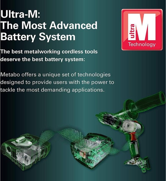 Actual product image Metabo Battery pack (18 V)