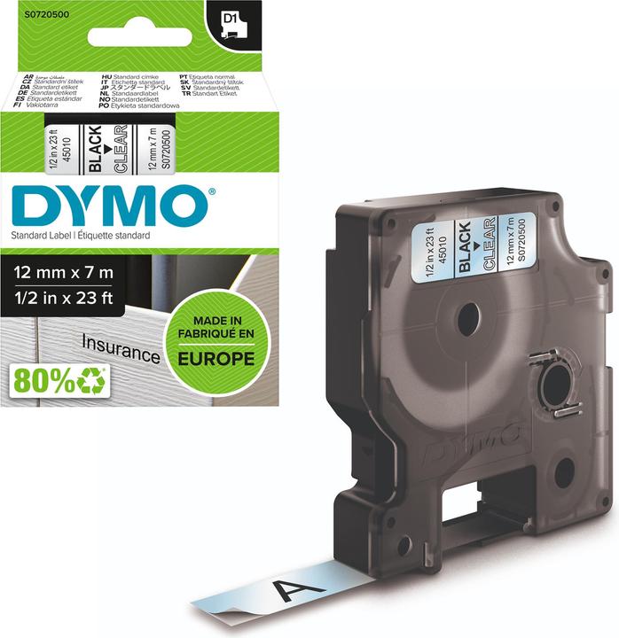 Actual product image Dymo S0720500 (1.20 cm, Black)