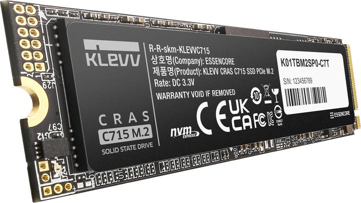 Immagine prodotto Klevv SSD C715 M.2 512GB PCIe Gen3x4 (512 GB, M.2 2280)