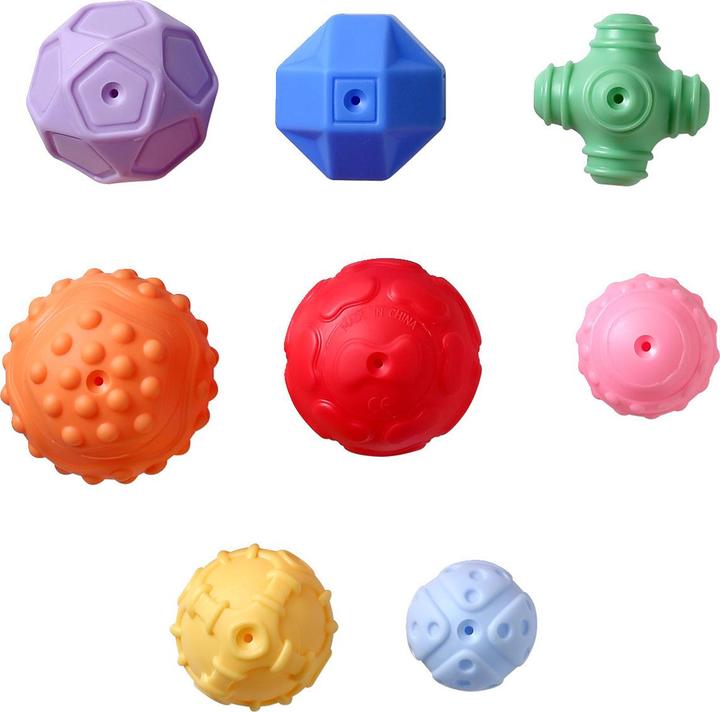 Vertbaudet 8er-Set Baby Sensorikbälle