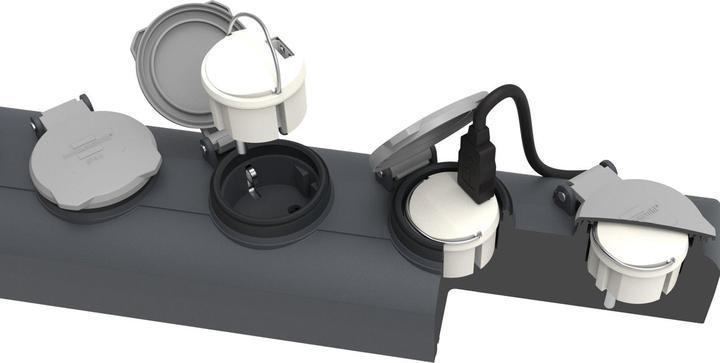 Actual product image Brennenstuhl USB socket adapter 2.4A white (12 W)