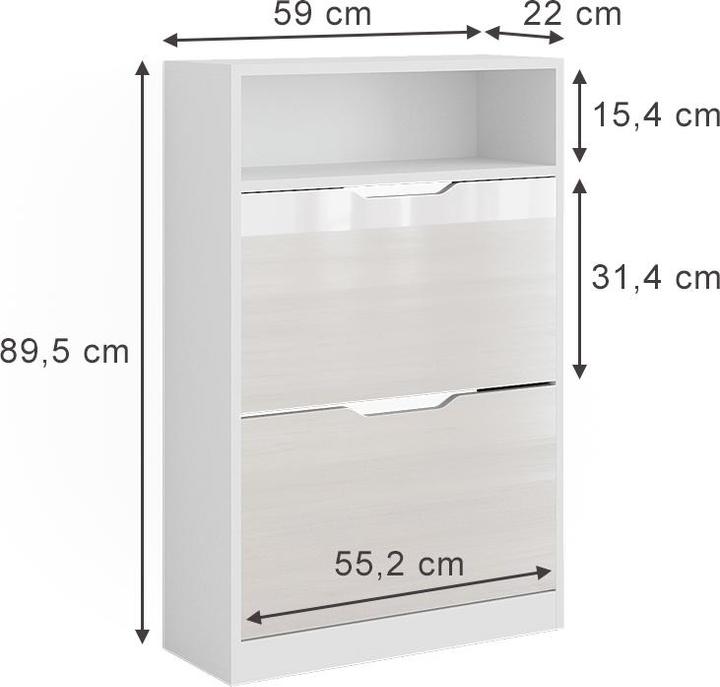 Produktbild Vicco Luca (59 x 22 x 89.50 cm)