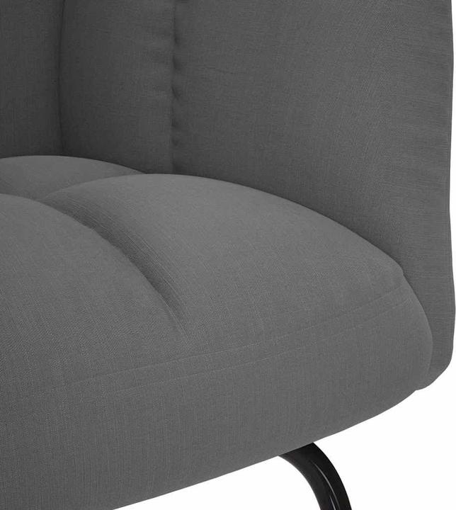 Actual product image vidaXL Schaukelstuhl mit Fusshocker