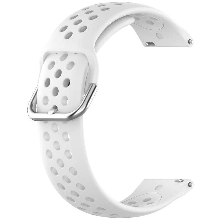 Thumbnail - Strap-it Armband (22 mm, Silikon, vivoactive 4), Uhrenarmband, Weiss