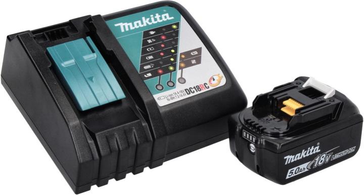 Actual product image Makita DHR 243 RT1 cordless hammer drill 18 V SDS plus Brushless + 1x battery 5.0 Ah + charger (Rechargeable battery operated)