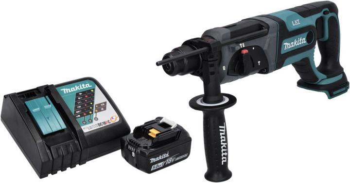 Produktbild Makita DHR 241 RT1 Akku Bohrhammer 18 V 2,0 J SDS plus + 1x Akku 5,0 Ah + Ladegerät (Akkubetrieb)