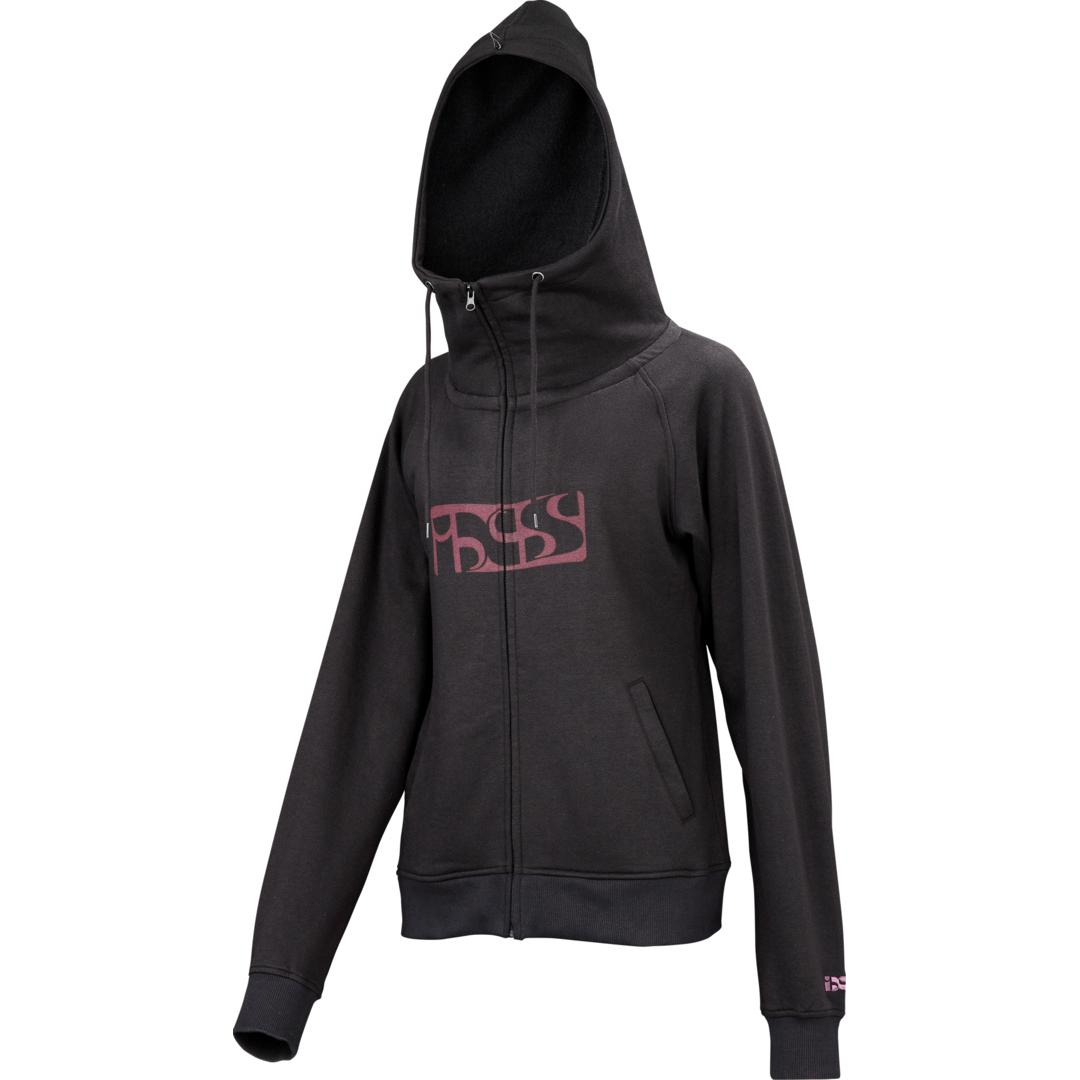 iXS, Damen, Pullover, Brand Hoodie, Grau, Violett, (L)