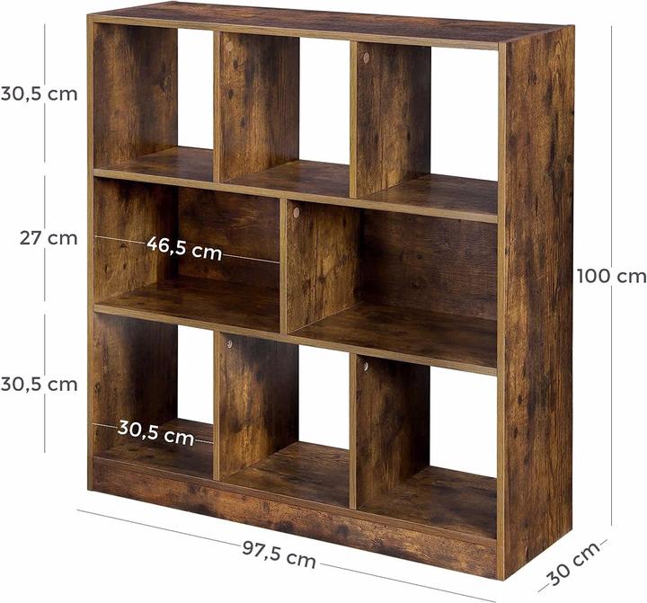 Productafbeelding Vasagle Boekenkast (100 x 97,5 x 30 cm)