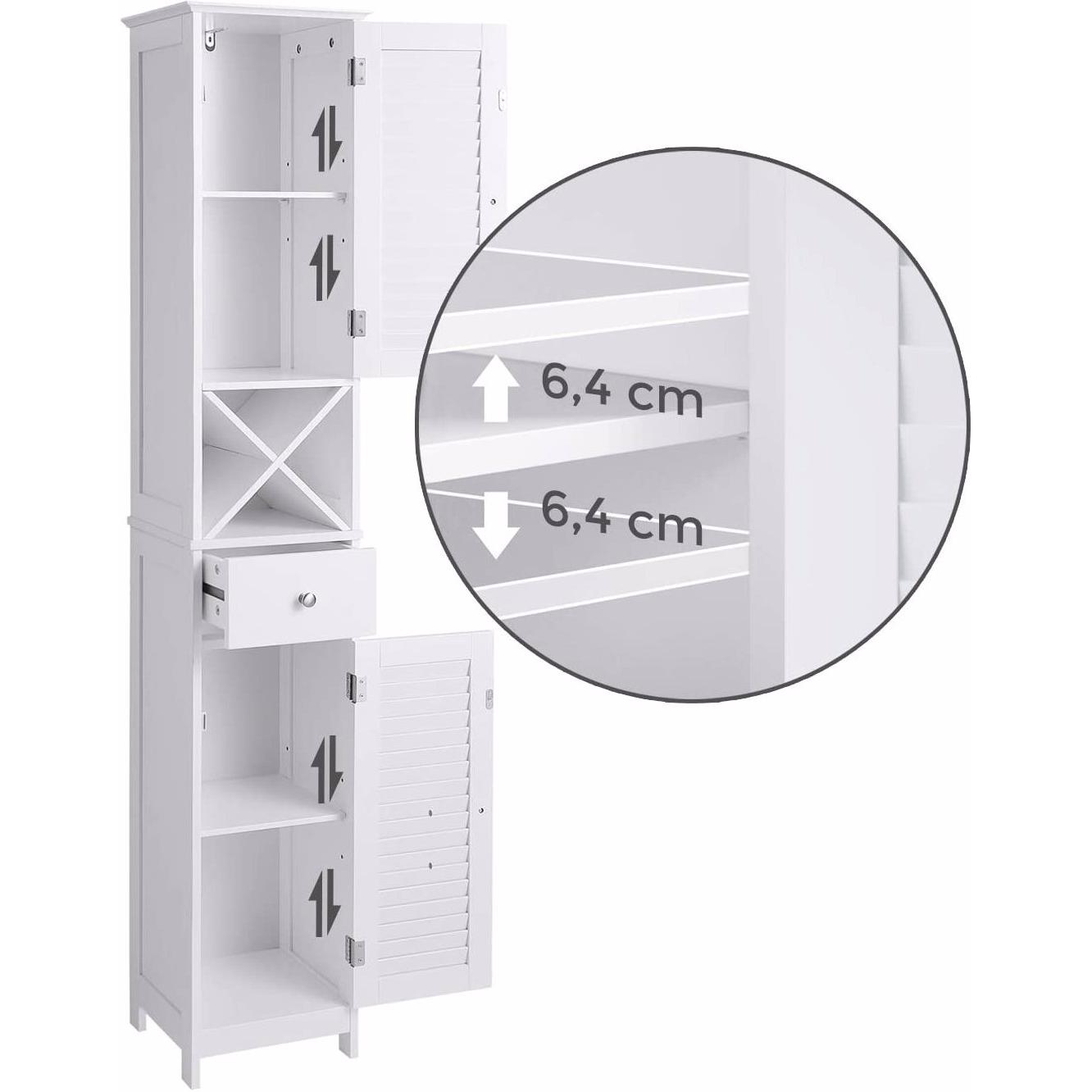 Thumbnail - Songmics, Badezimmerschrank, Bathroom Cabinet (32 x 30 x 170 cm)