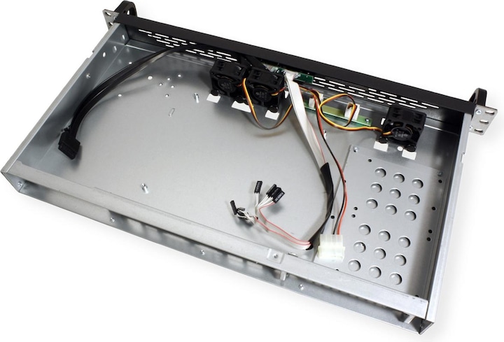 Produktbild Intertech IPC 1HU-K-125L 48,26cm 19Zoll 1HE IPC-Gehaeuse entw. 1x 8,9cm 3,5Zoll int. o 2x 6,35cm 2,5Zoll i...