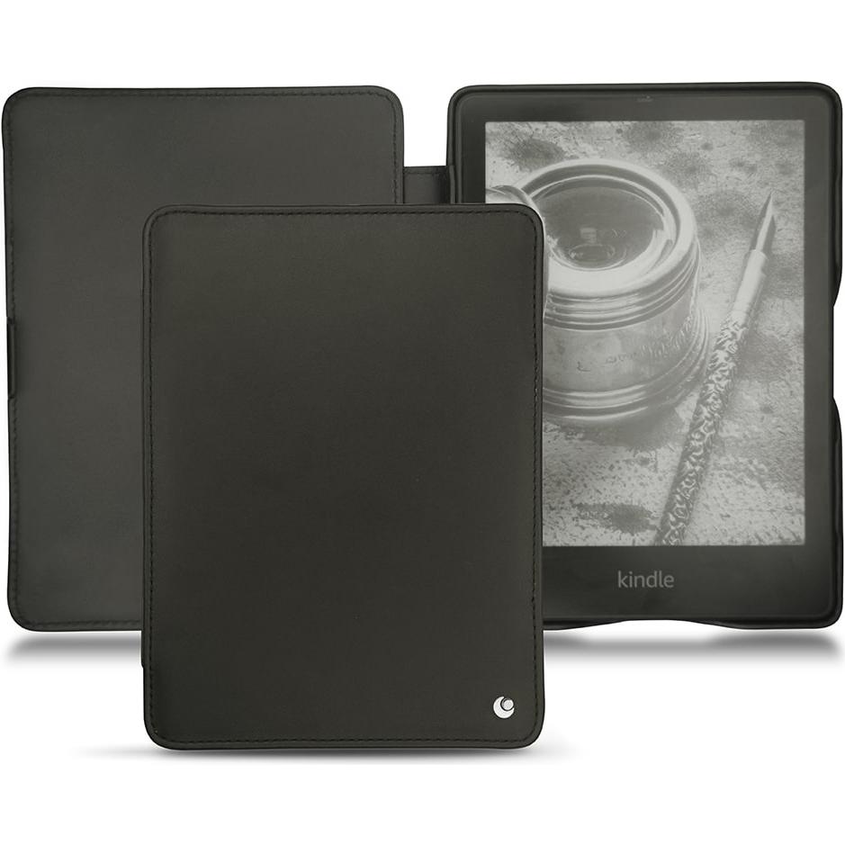 Noreve Lederschutzhülle horizontal (Kindle Papewhite (2021)), Tablet Hülle, Schwarz