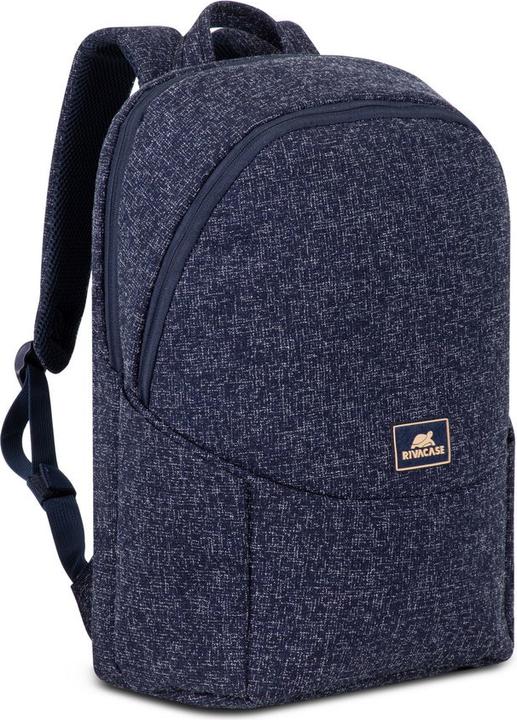 Rivacase Laptop Rucksack, Dunkelblau (15 l)