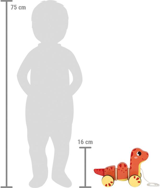 Produktbild small foot Nachziehtier „Dino“