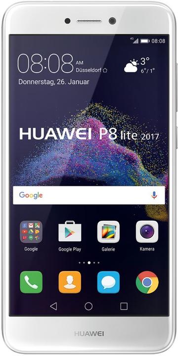 Huawei P8 Lite 2017 (16 GB, White, 5.20", Hybrid Dual SIM, 4G)