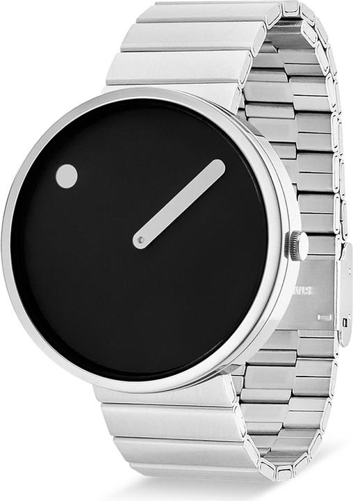 Immagine prodotto Picto 43370-2820 Brushed Steel 40mm 5ATM (Orologio da polso analogico, 40 mm)