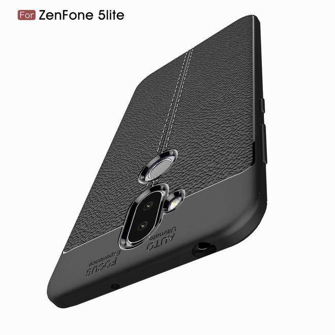Produktbild MU Classic TPU Plastik Litchi Hülle (Asus Zenfone 5 Lite (ZC600KL))