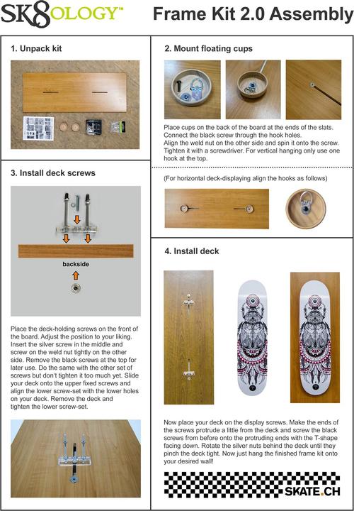 Actual product image Sk8ology Floating Frame Kit 2.0
