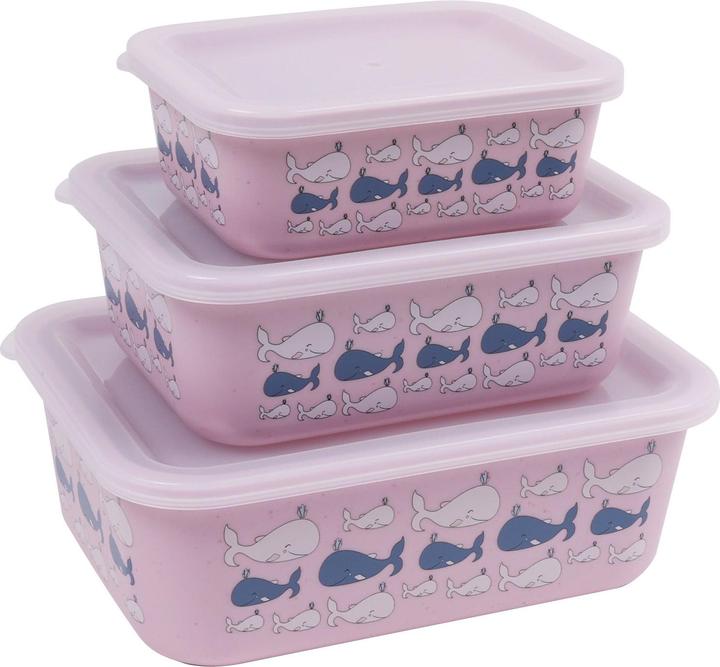 Produktbild Stoneline Awave Set of storage box, 400/730/1300 ml, Rose, 3 pcs (0.40 l)