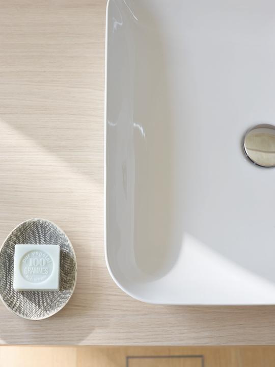 Produktbild Duravit Aufsatzbecken CAPE COD o ÜL m Arm-Ins 460x460mm 1 Hahnloch weiss (460 mm, 460 mm)