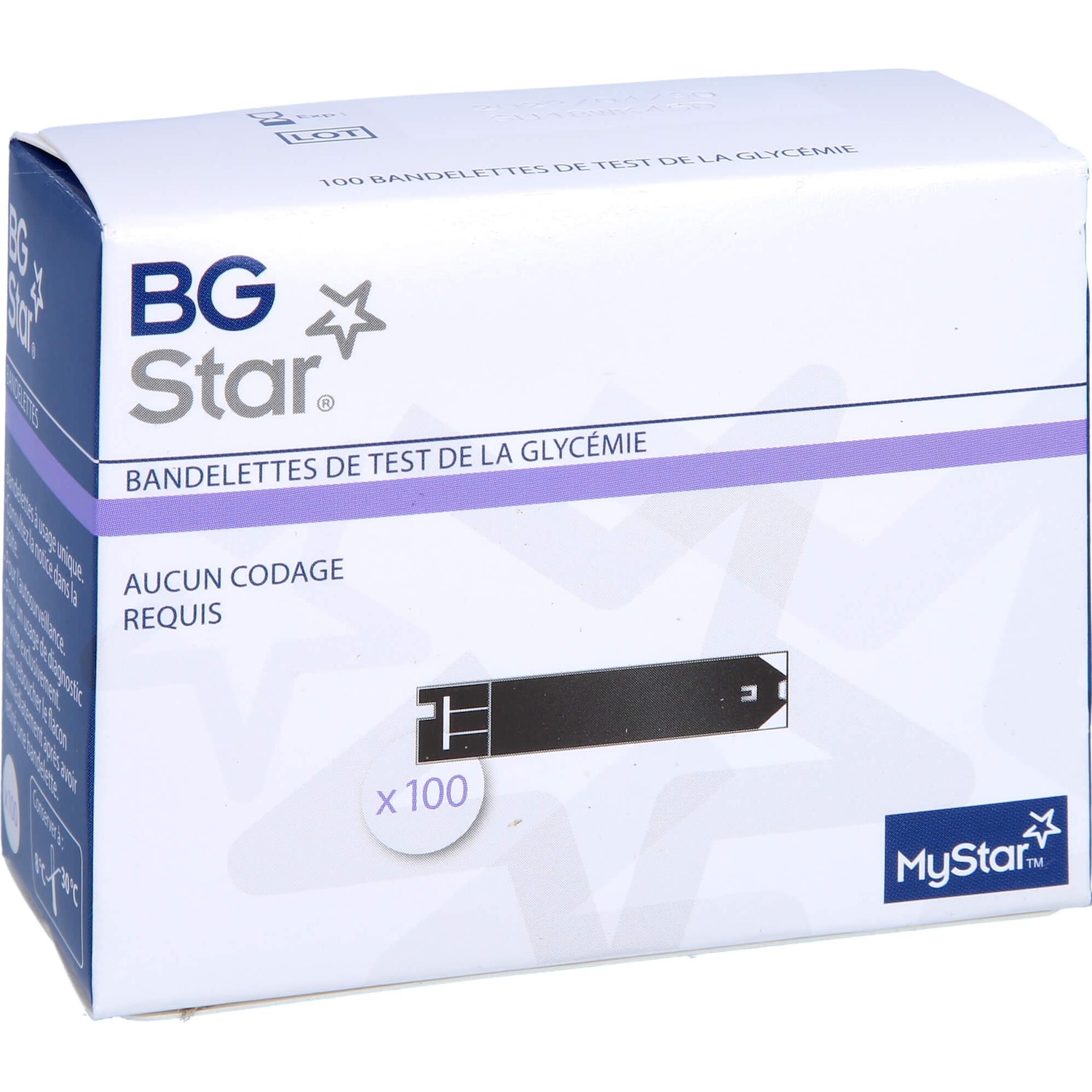 MyStar, Bluttest, BG Star Eurim Teststreifen, 100 St TTR (Teststreifen)