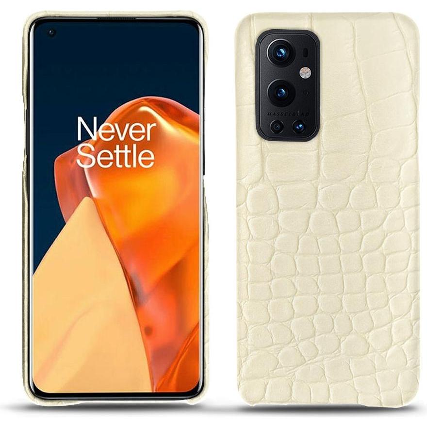 Thumbnail - Noreve Lederschutzhülle (OnePlus 9 Pro), Smartphone Hülle, Weiss