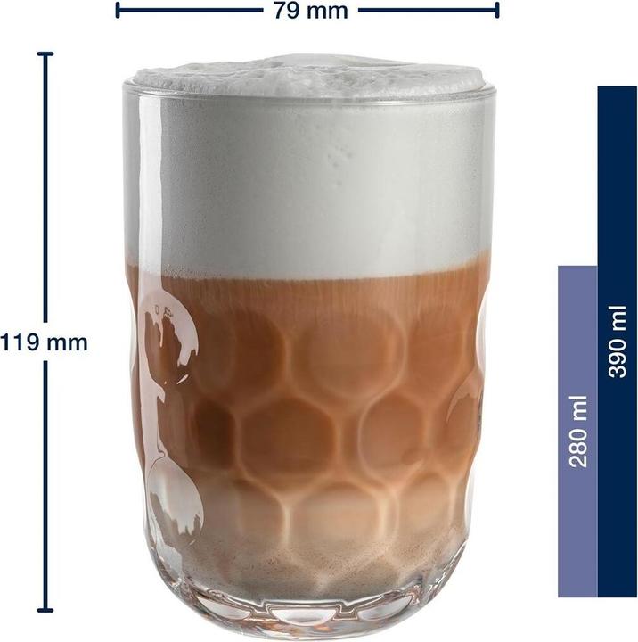 Produktbild Leonardo Cappuccino Becher Gocce 1 380 ml, 2 Stück (390 ml, 1x)