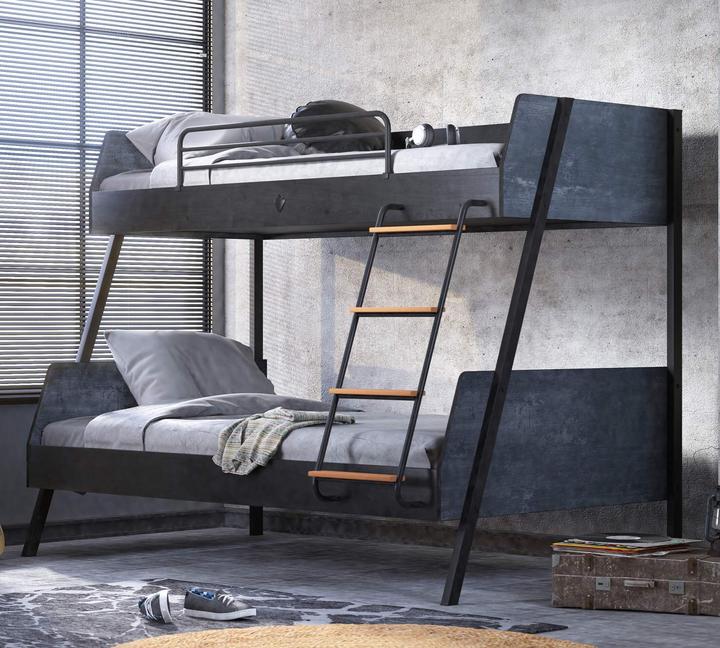 Actual product image Cilek Family bunk bed Dark Metal (120 x 200 cm)