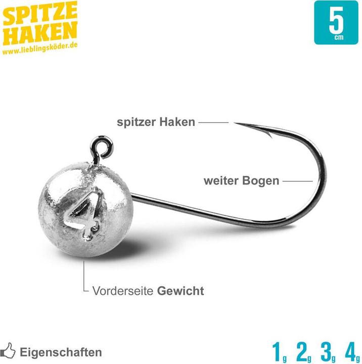 Actual product image Lieblingsköder Lace hook mix package lake - jig head