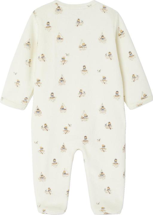 Image du produit Vertbaudet Bio-Kollektion: 3er-Pack Baby Samt-Strampler mit Fuss (62)