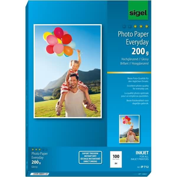 Image du produit Sigel Le jet d'encre au quotidien (200 g/m², A4, 100 x)